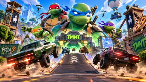 TMNT - MEGA FUN WITH CARS AND FRIENDS