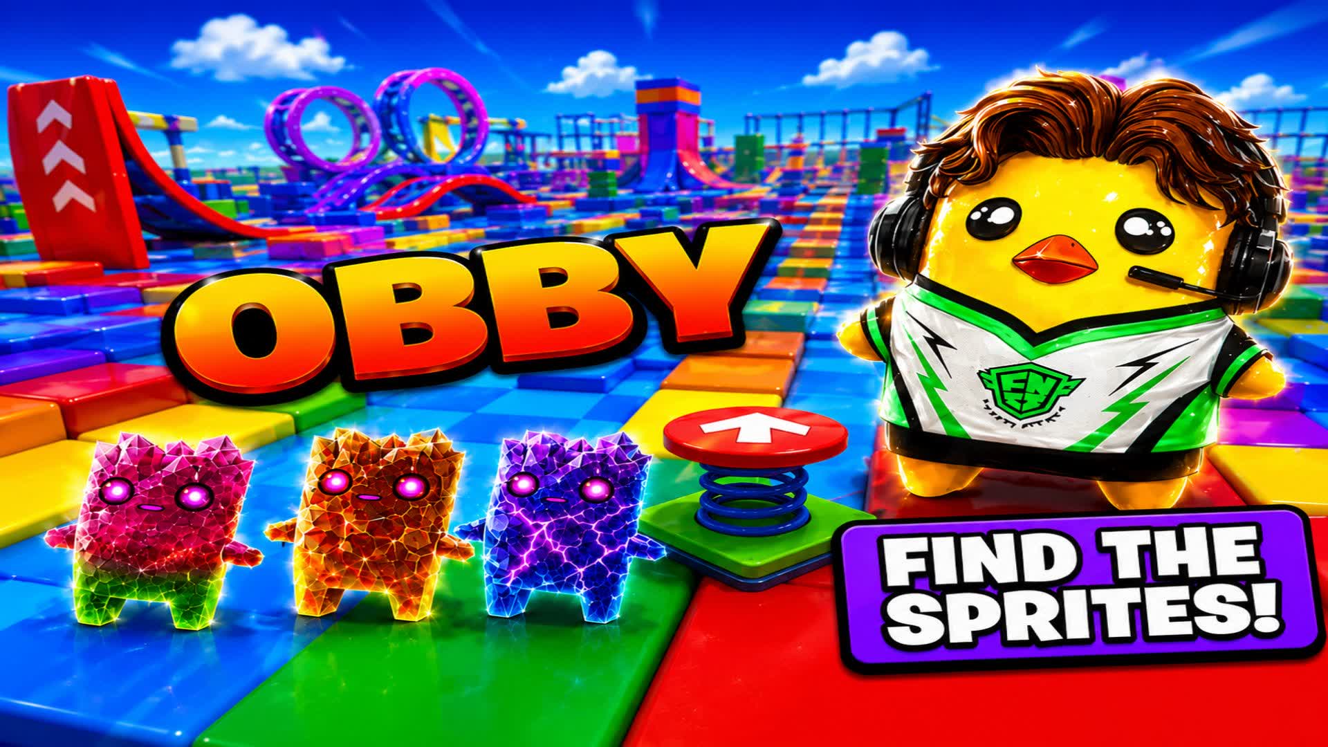 🌈SPRITES 150+ OBBY PARKOUR