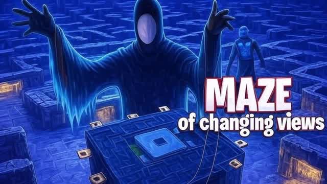 Maze of changing views