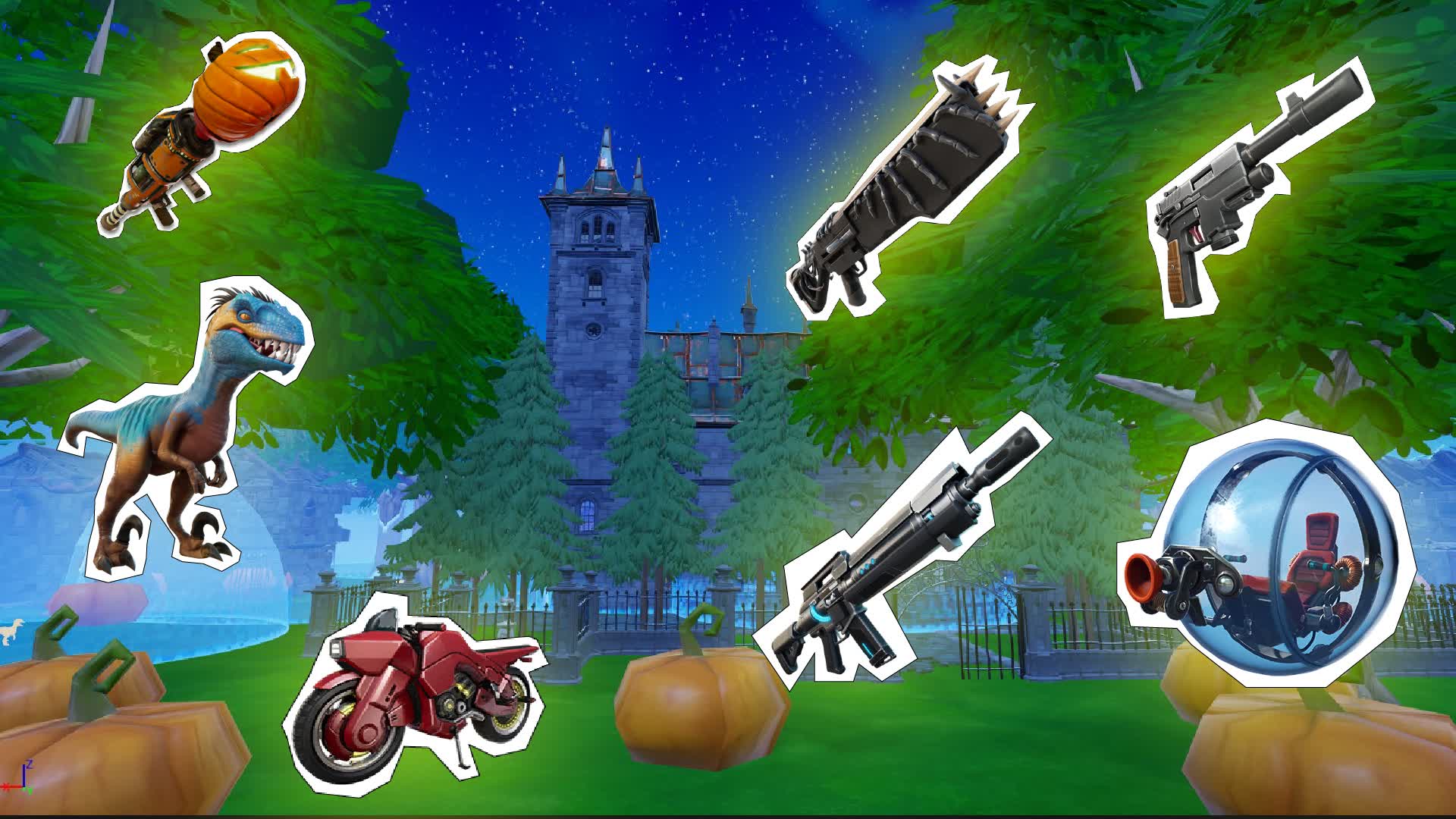 HALLOWEEN GOTH MANSION SURVIVE