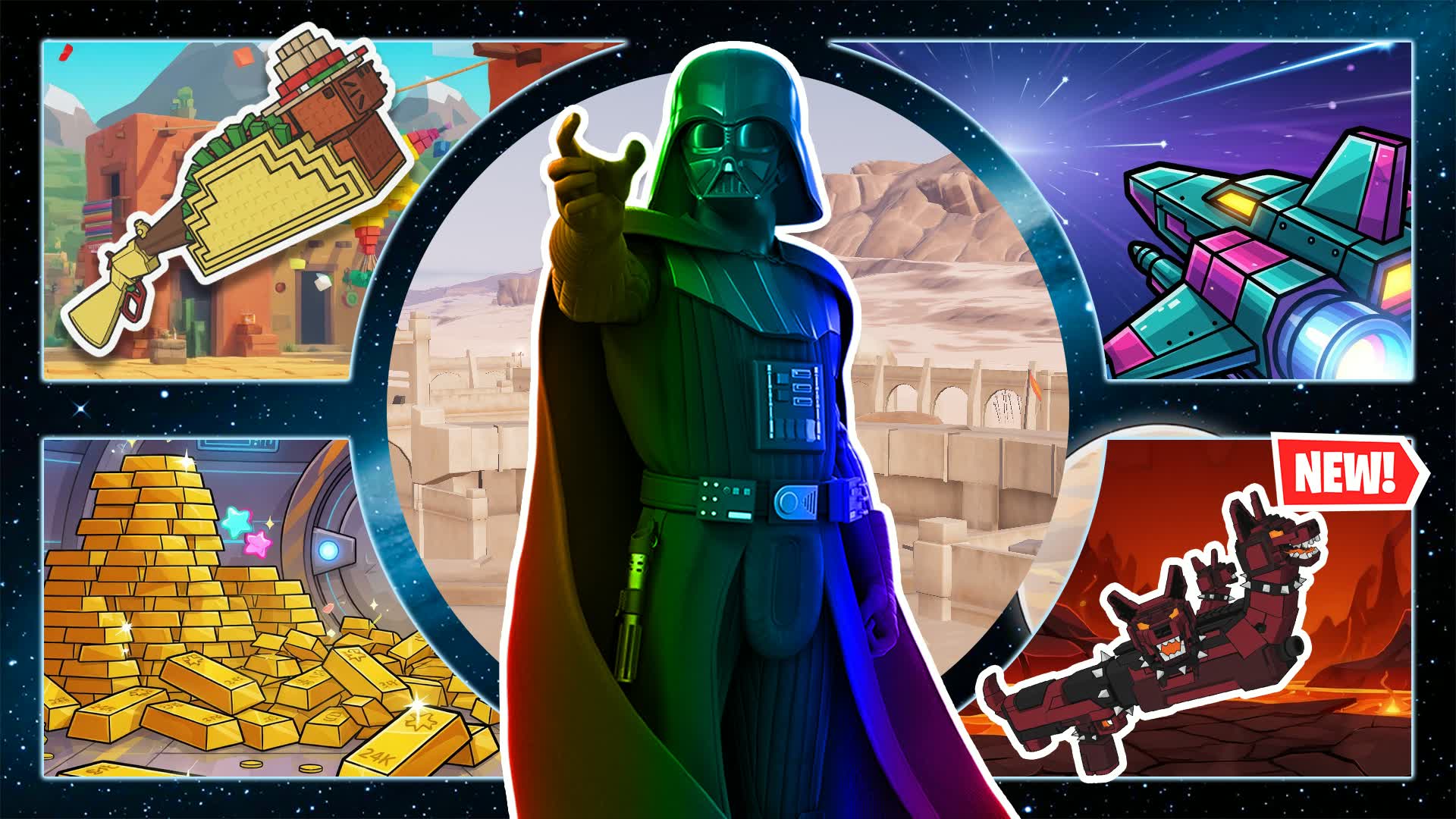 🌅 GUN GAME 🔫 TATOOINE STAR STAR WARS