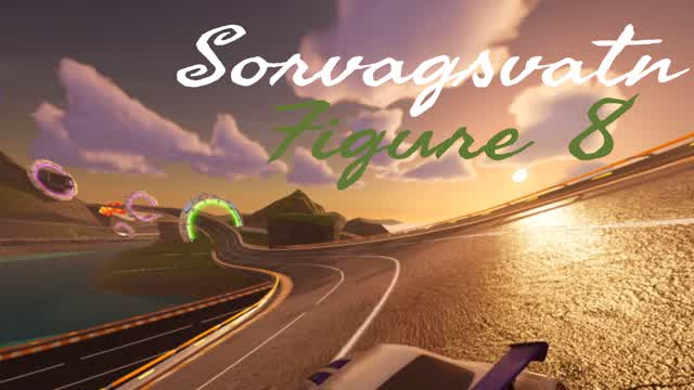 Figure 8 at Sørvágsvatn - Faroe Islands