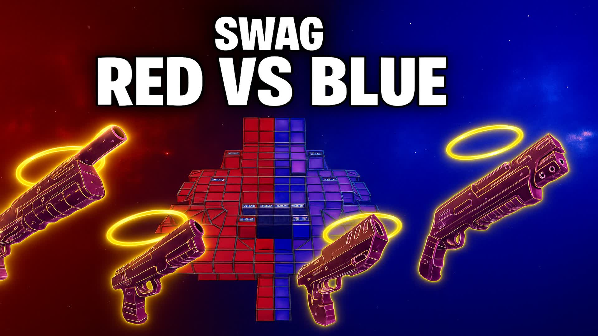 RED VS BLUE SWAG ZERO BUILDS🔴🔵🚀