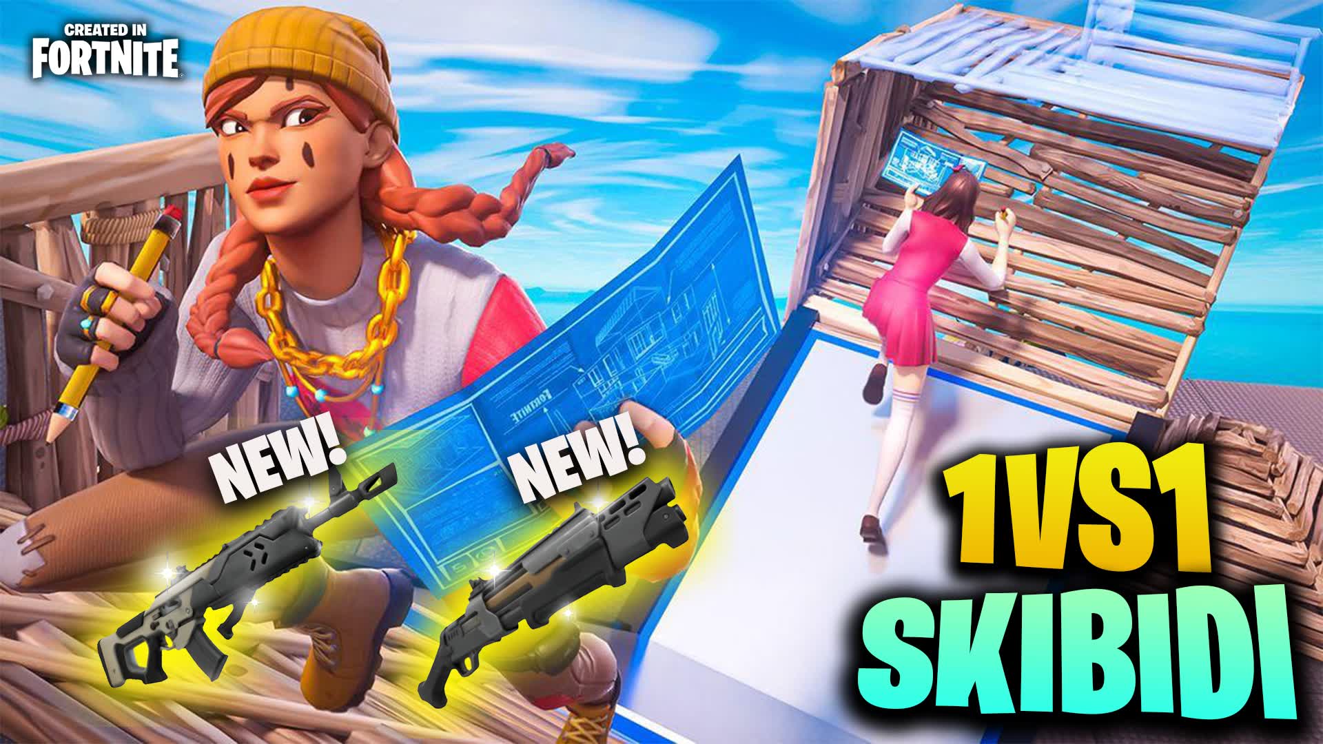 SKIBIDI 1VS1 BUILD FIGHT! 🚽