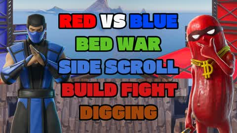 RvB BedWar SideScroll BuildFight Digging