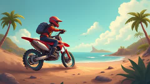 DIRT BIKE 🌄 ISLAND 🏝️