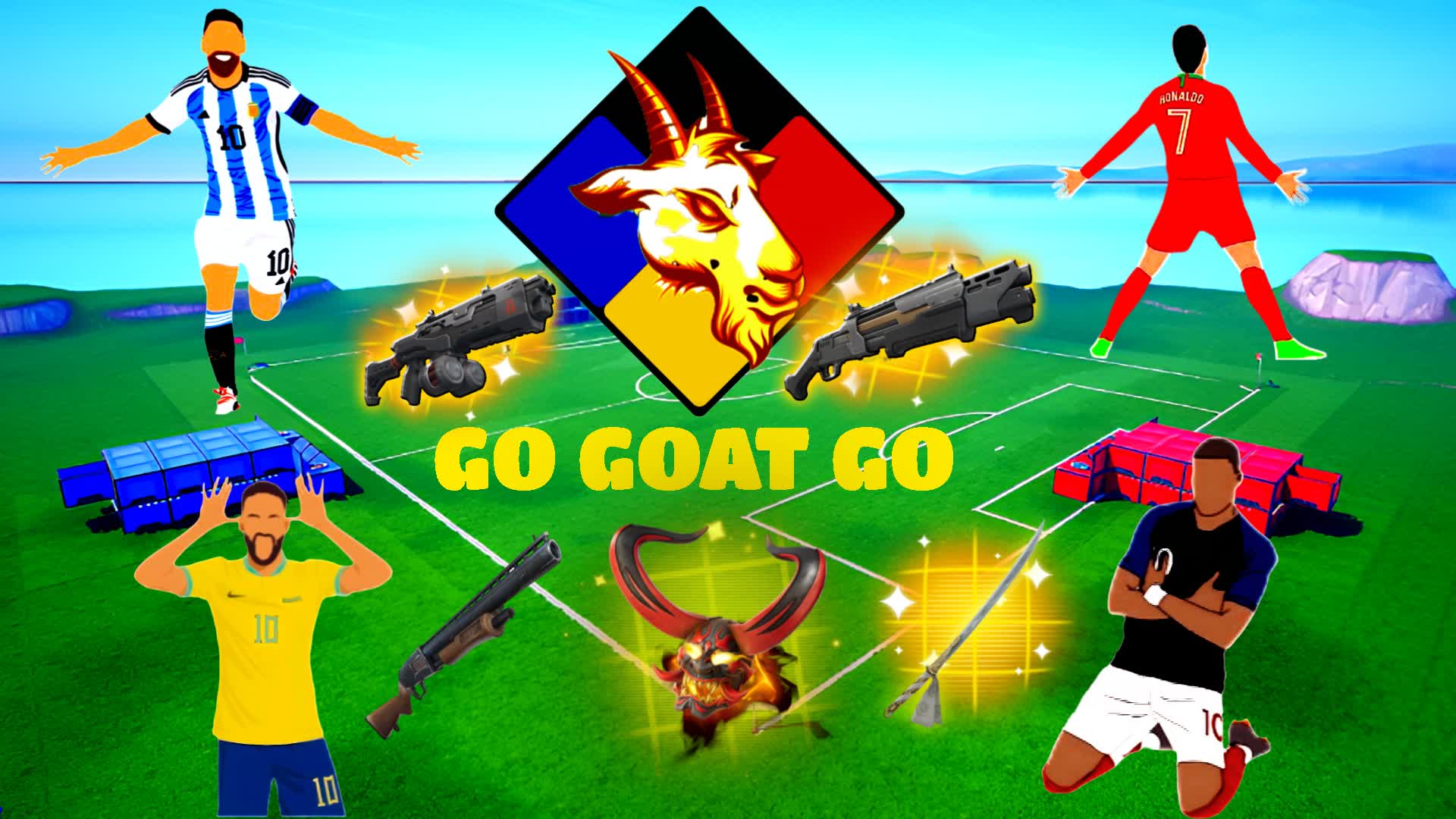 GO GOAT GO 🐐🐐 6158-3982-3460 by brain77 - Fortnite Creative Map Code ...