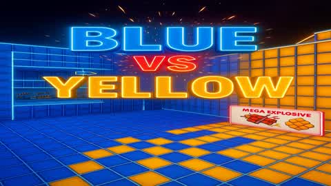 NEON BLUE VS YELLOW