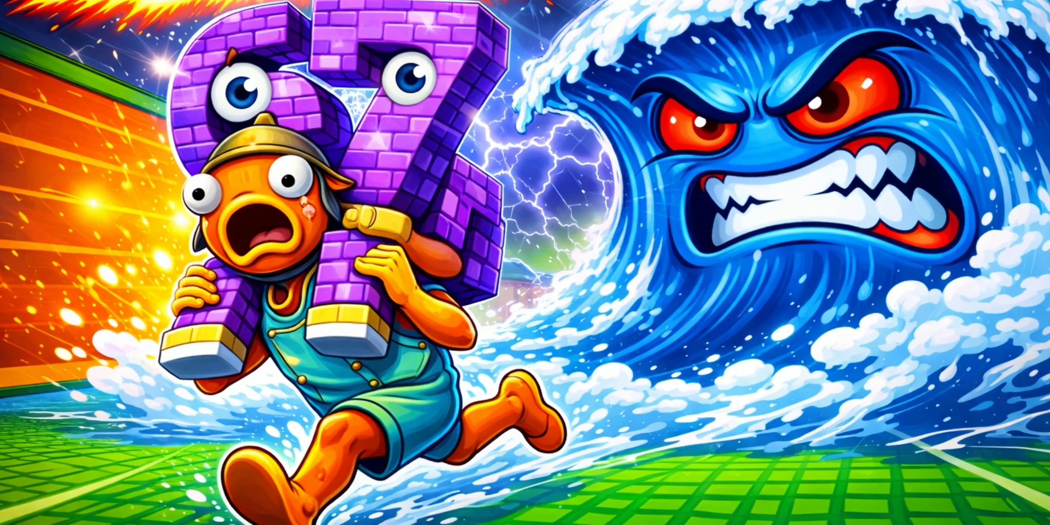 BRAINROTS VS TSUNAMI