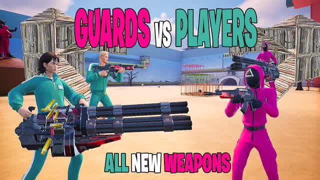 SQUID GAME GUARDS VS PLAYERS