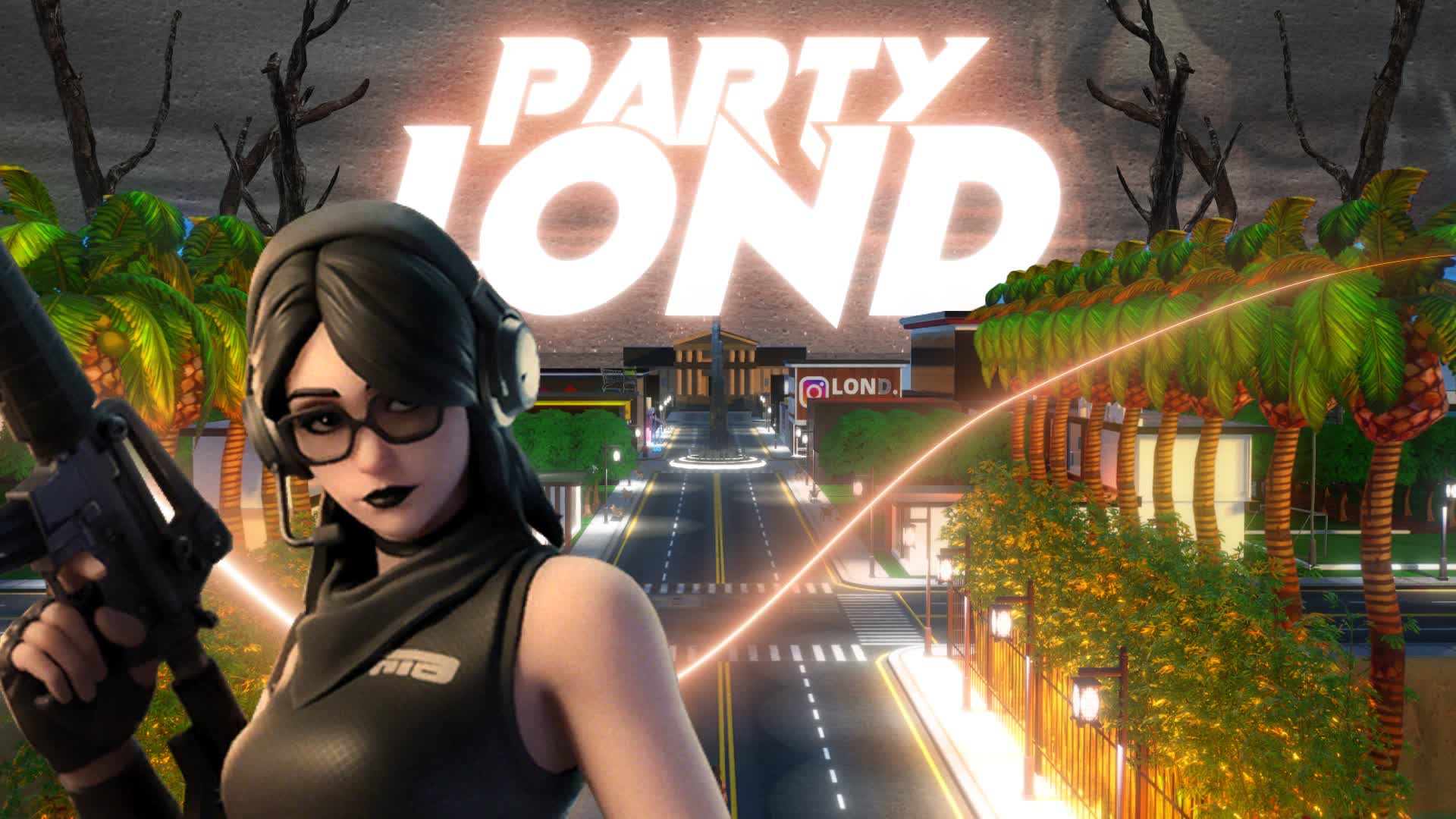 Party Royale LOND 551278560915 by lld Fortnite Creative Map Code