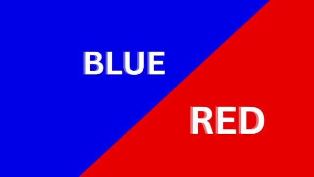 red vs blue zone war