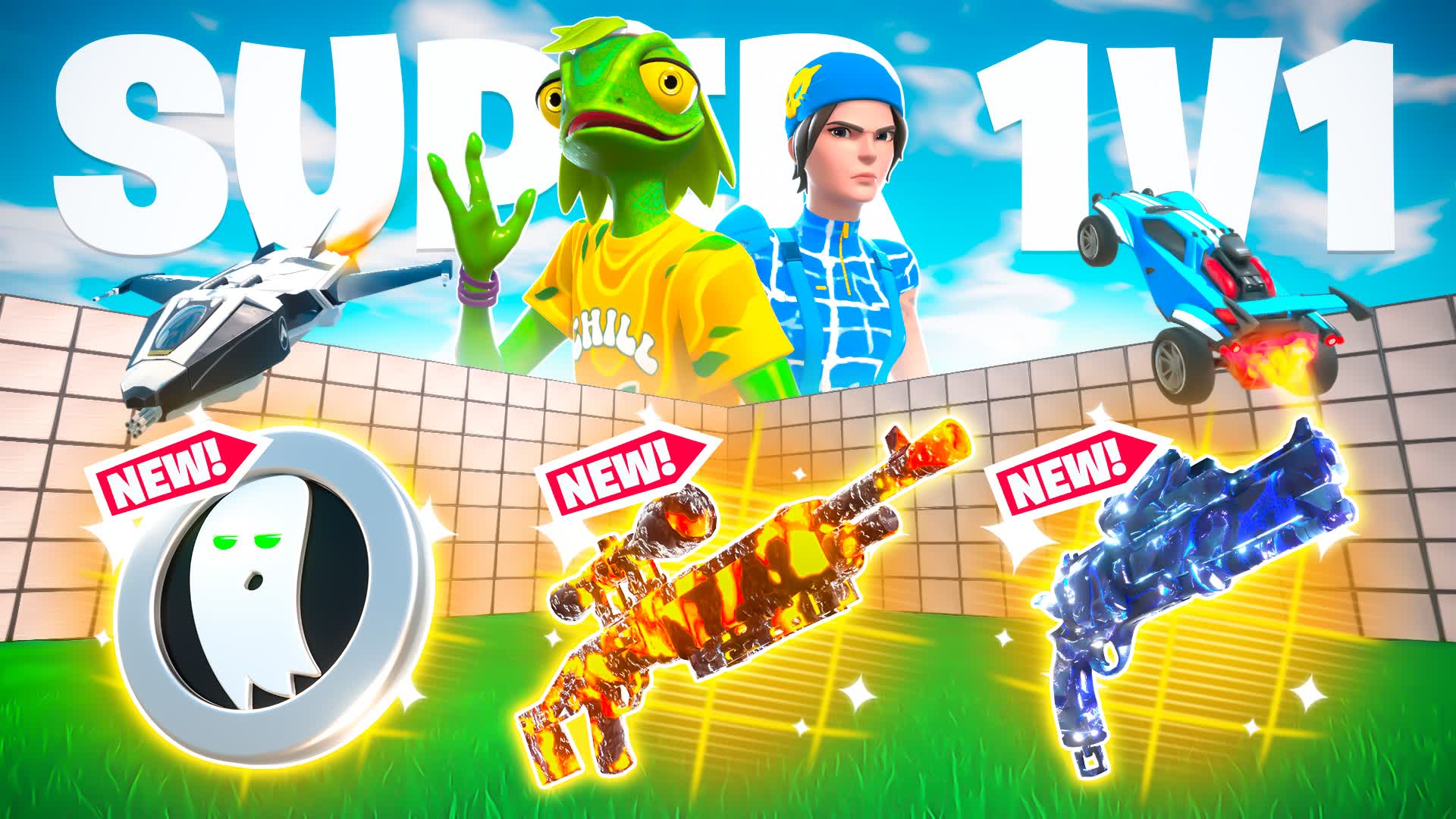 SUPER 1V1 ALL GUNS FFA - كل الاسلحة