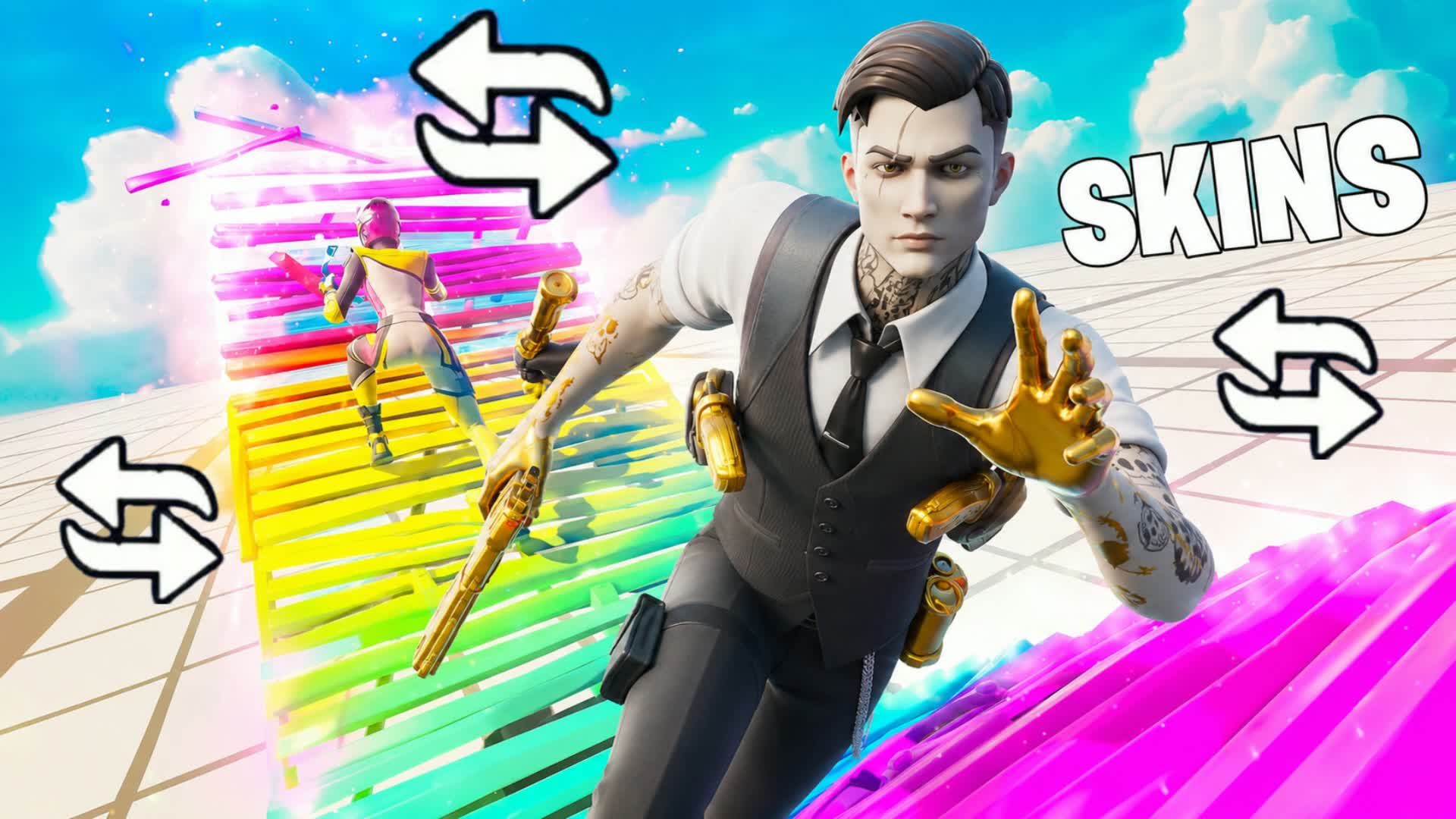SKINS 1V1V1 BUILDFIGHTS (200 PUMPS)