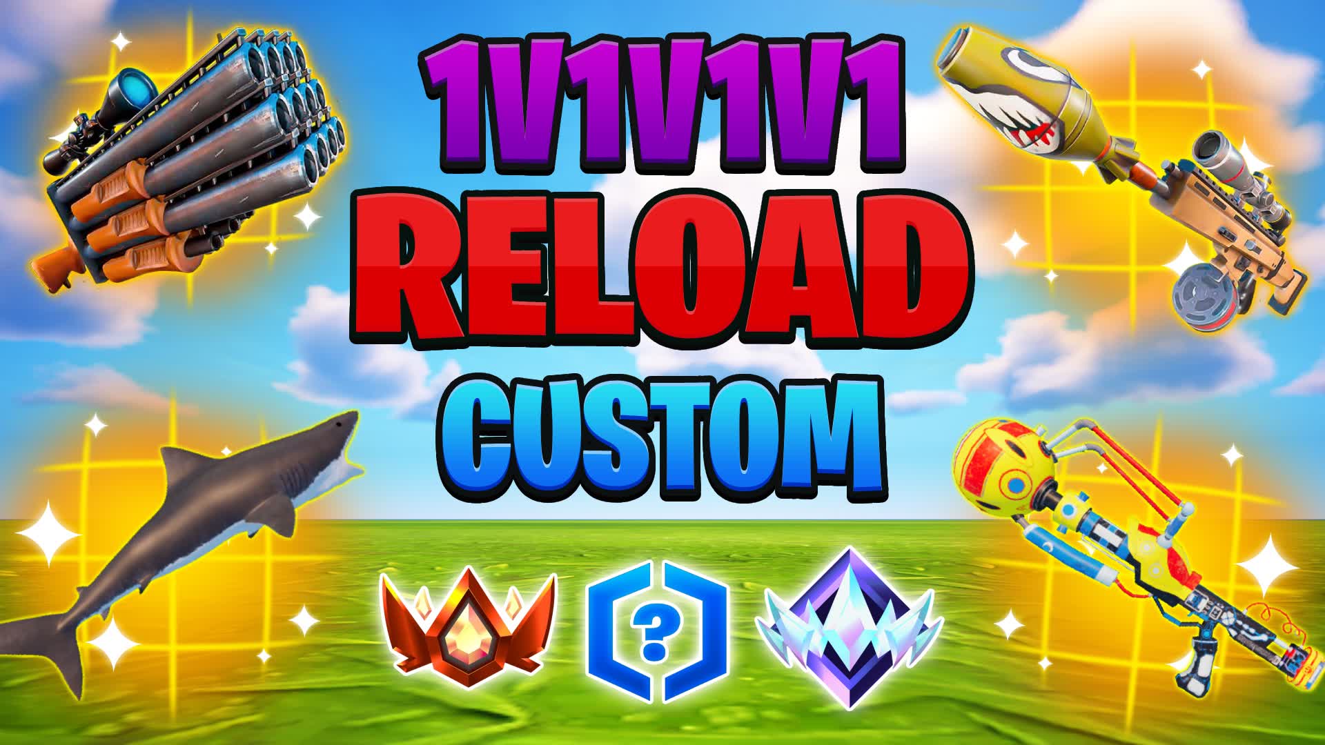 1v1v1 Custom Reload 1v1 Free for All
