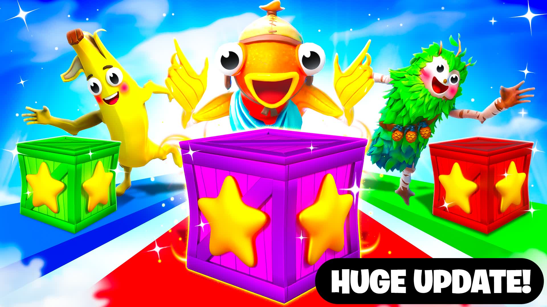 LUCKY BLOCK RACE SOLO 1v1v1