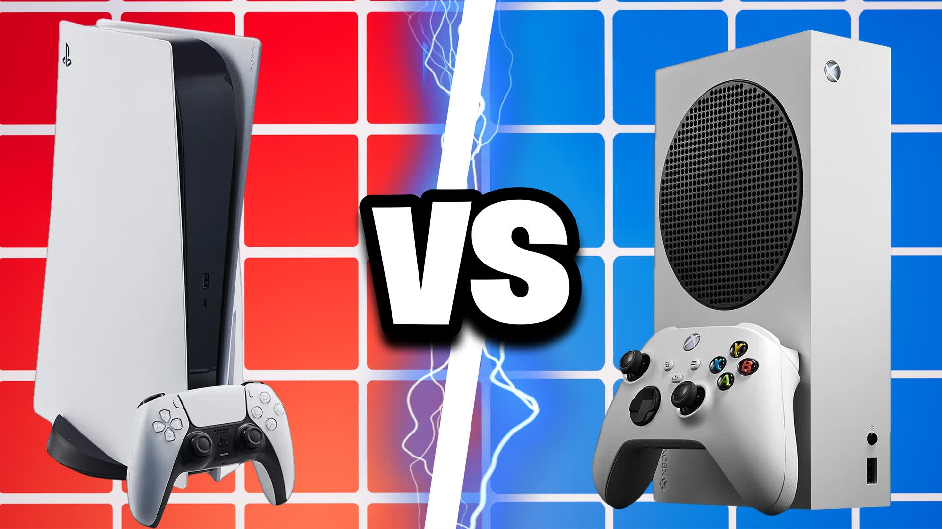 ps5 vs Xbox RED VS BLUE 3V3S