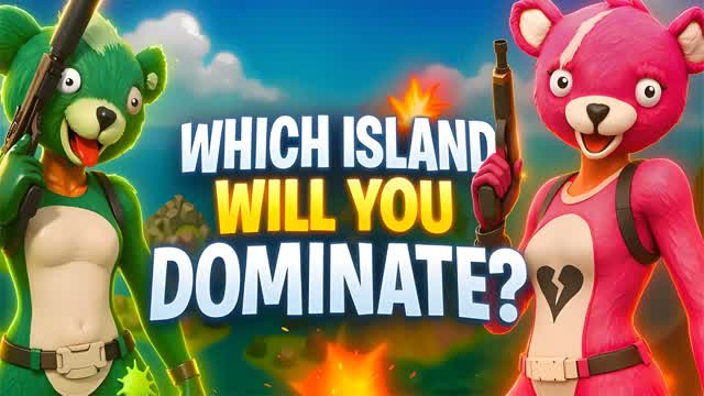đïž  1V1 ISLANDS: 8 ZONES, C6S2 WEAPONS