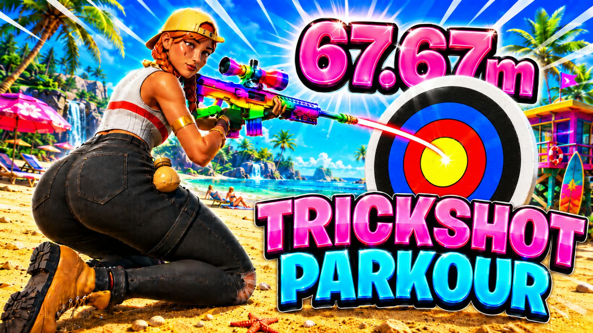 π¦πLIONS SAFARI TRICKSHOT PARKOUR 50+π―