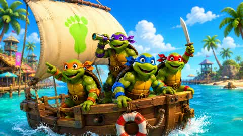 ⭐ TMNT OPEN WORLD 99 BOTS