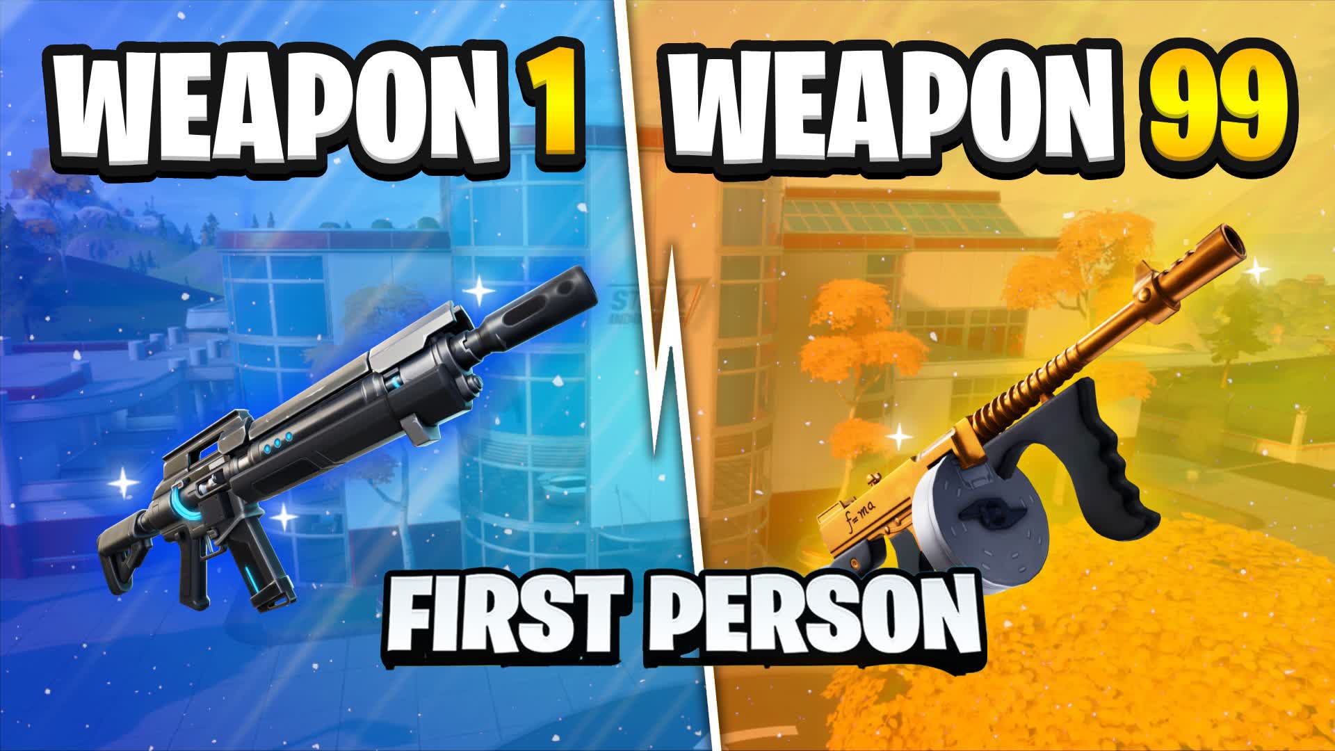 ⭐️FIRST PERSON INFINITE GUN GAME - STARK