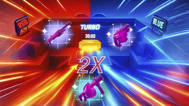 💨 TURBO RED VS BLUE 🔴🔵 2X Speed 🏃‍♂️