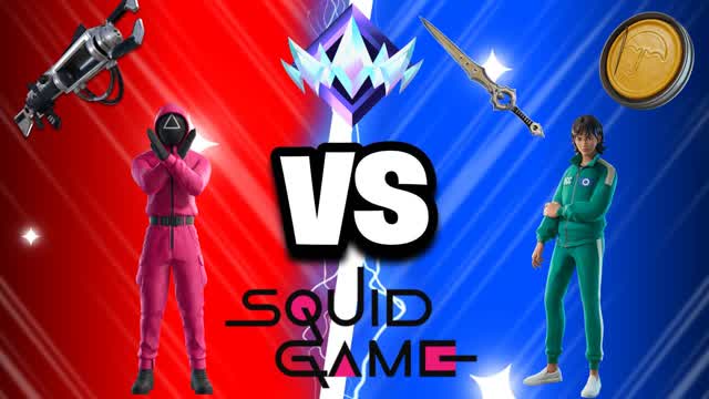 RED🔴 VS BLUE🔵 Squid Game👻☠️ UwU