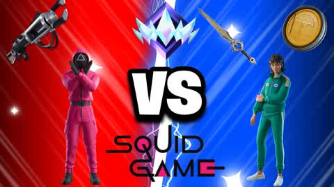 RED 🔴 VS BLUE 🔵 Squid Game 👻☠️ UwU