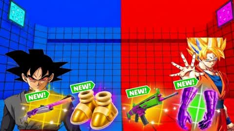 RED VS BLUE DRAGONBALL 🔴🔵