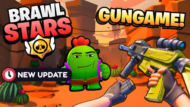 GUN GAME 🔫 BRAWL STARS ONE SHOT 🎯