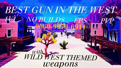 BEST GUN IN THE WEST. 1V1 WILD WEST