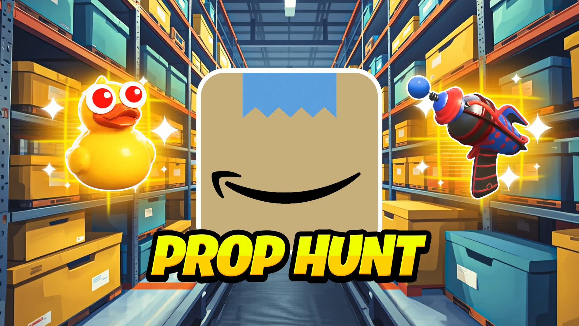 AMAZAN 📦 PROP HUNT 📦 ミニゲーム