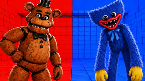 FNAF FREDDY RVB RED VS BLUE 🔴🔵