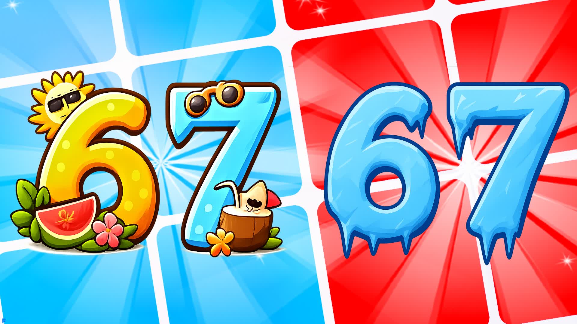 Ice 67 🧊 vs ☀️ 67 Summer | RedVsBlue