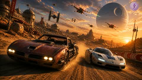 🚔 STAR WARS DRIVE CITY - ALL WEAPONS 💥