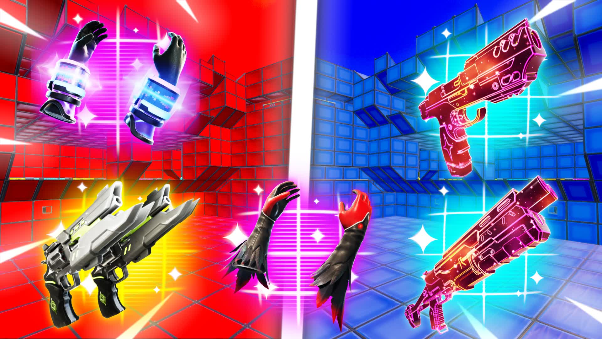 INFINITE RED VS BLUE🔴🔵 8762-3017-9639 by mapfactory - Fortnite Creative ...