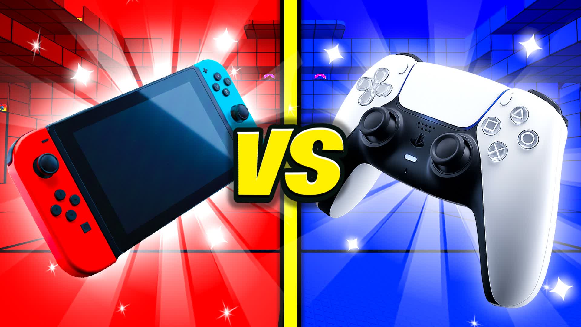 SWITCH VS PS (LOL Red Vs Blue) 🔴🔵