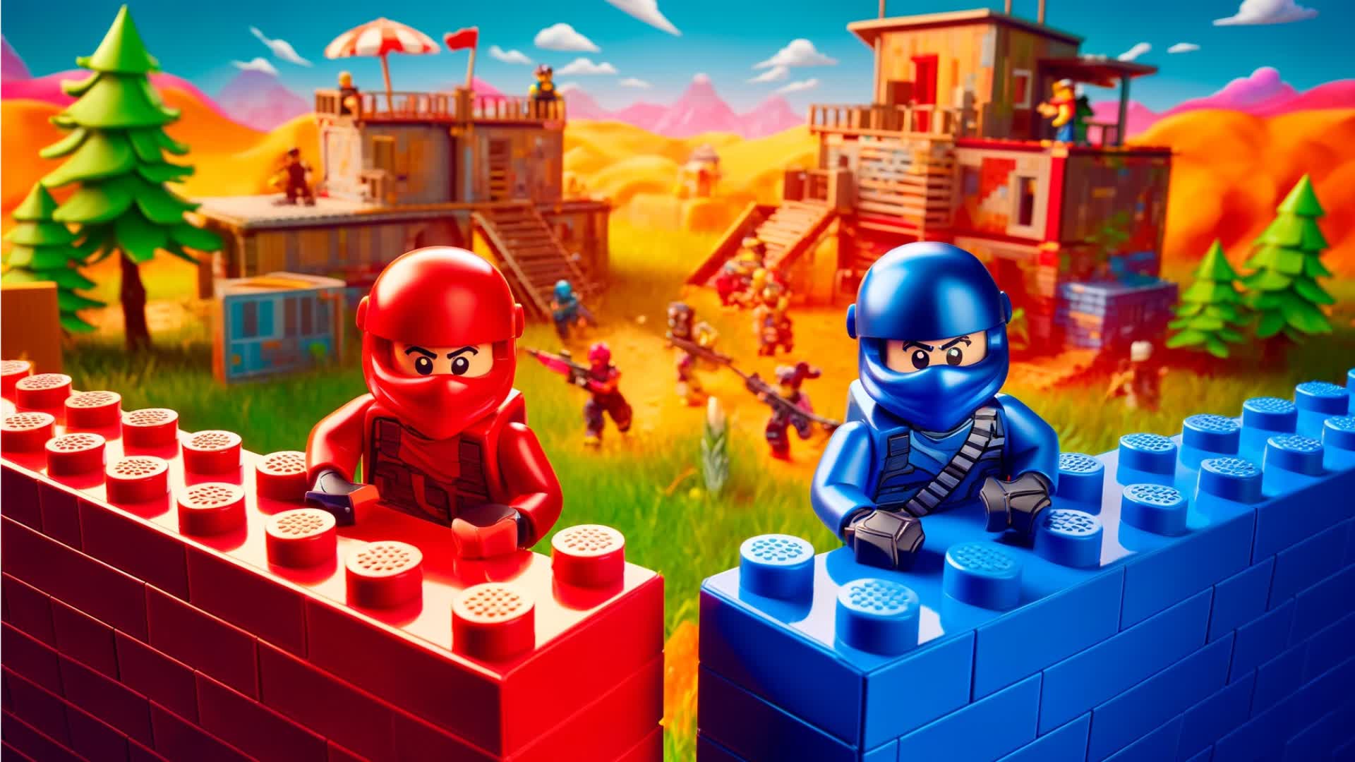 BLOCKY PAINTBALL🔥 RED VS BLUE PAINTBALL 740307043470 by kingjames