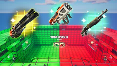 GREEN VS RED ALL WEAPONS 💚❤️