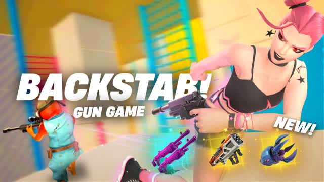 🔫 BACKSTAB! GUN GAME ONE SHOT 🌀