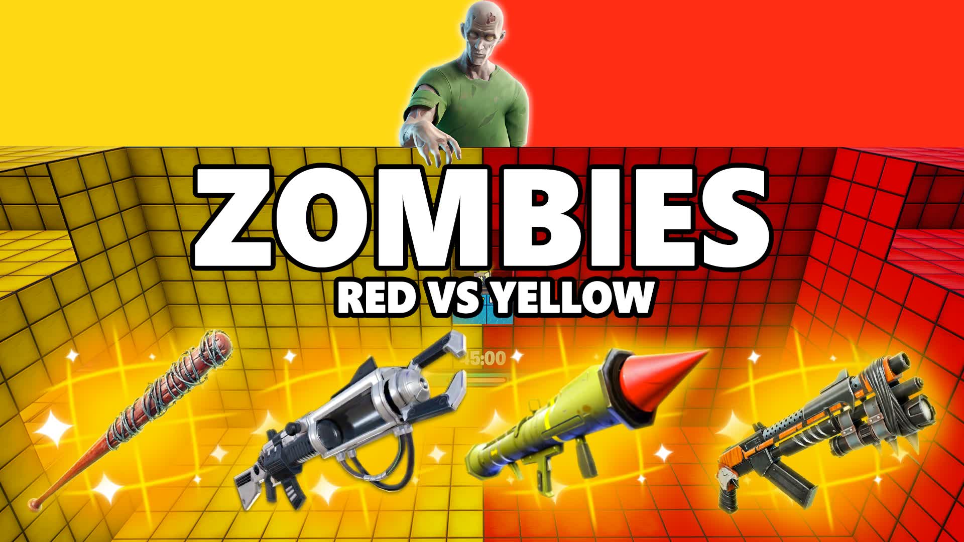 ZOMBIES RED VS YELLOW - 🔴🟡 (CARS) MR7