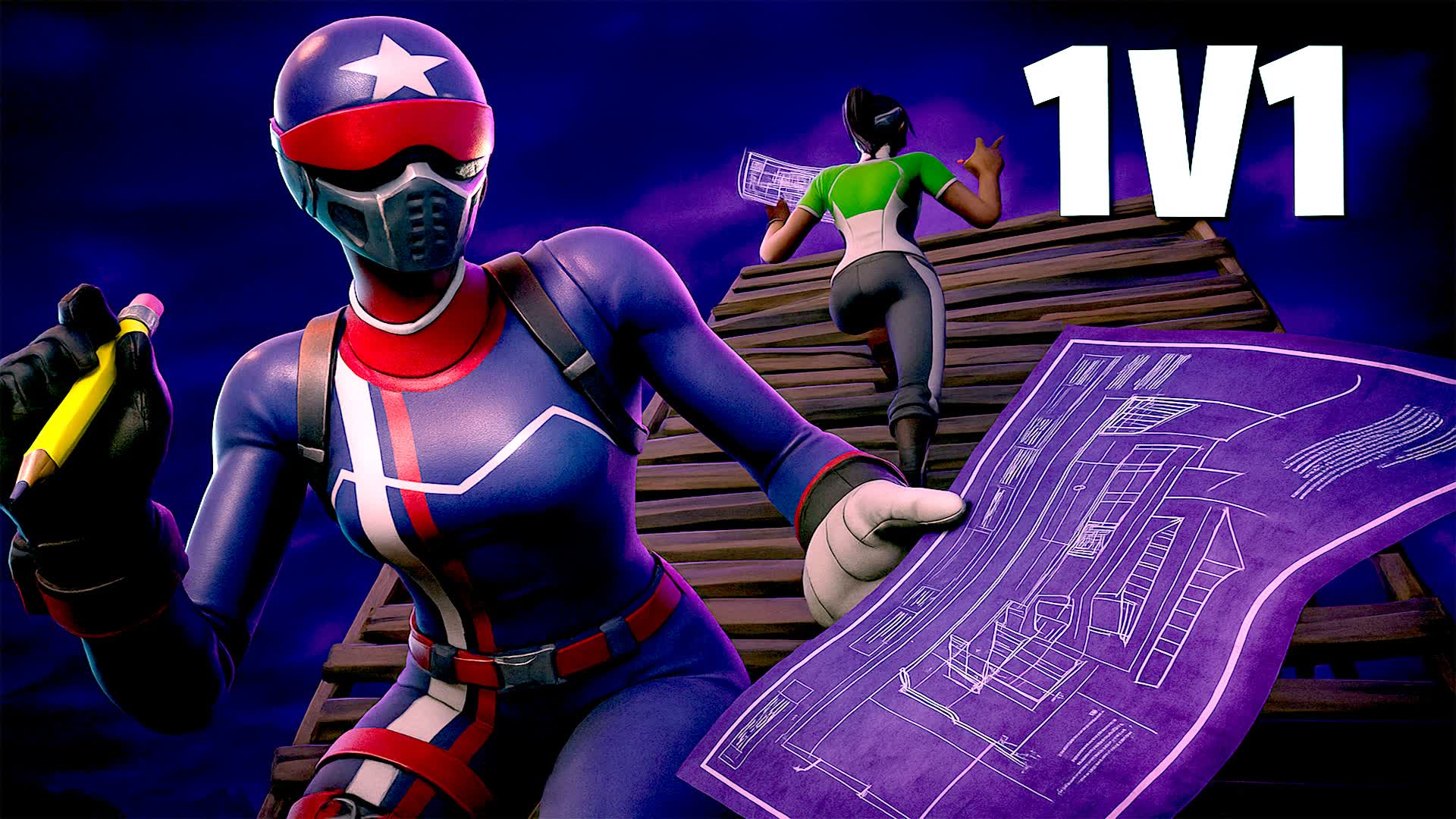 1V1 SIMPLE BUILD FIGHT