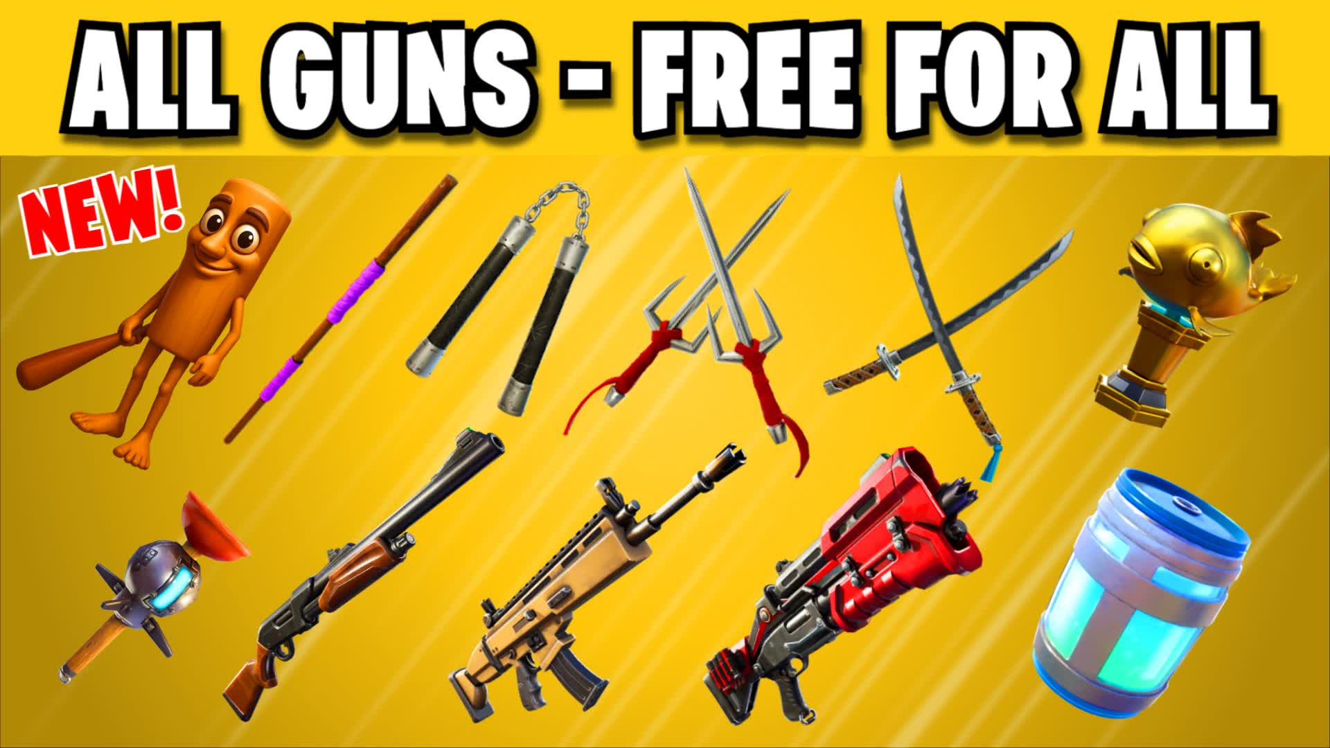 TMNT ⭐ALL GUNS - FREE FOR ALL