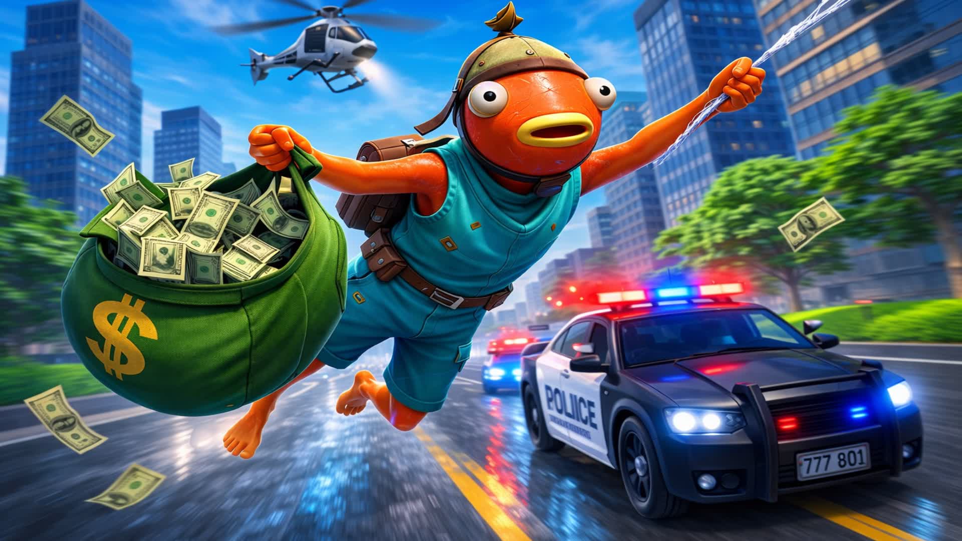 💶 すべての武器を備えたキャッシュシティゾンビ 🏎️