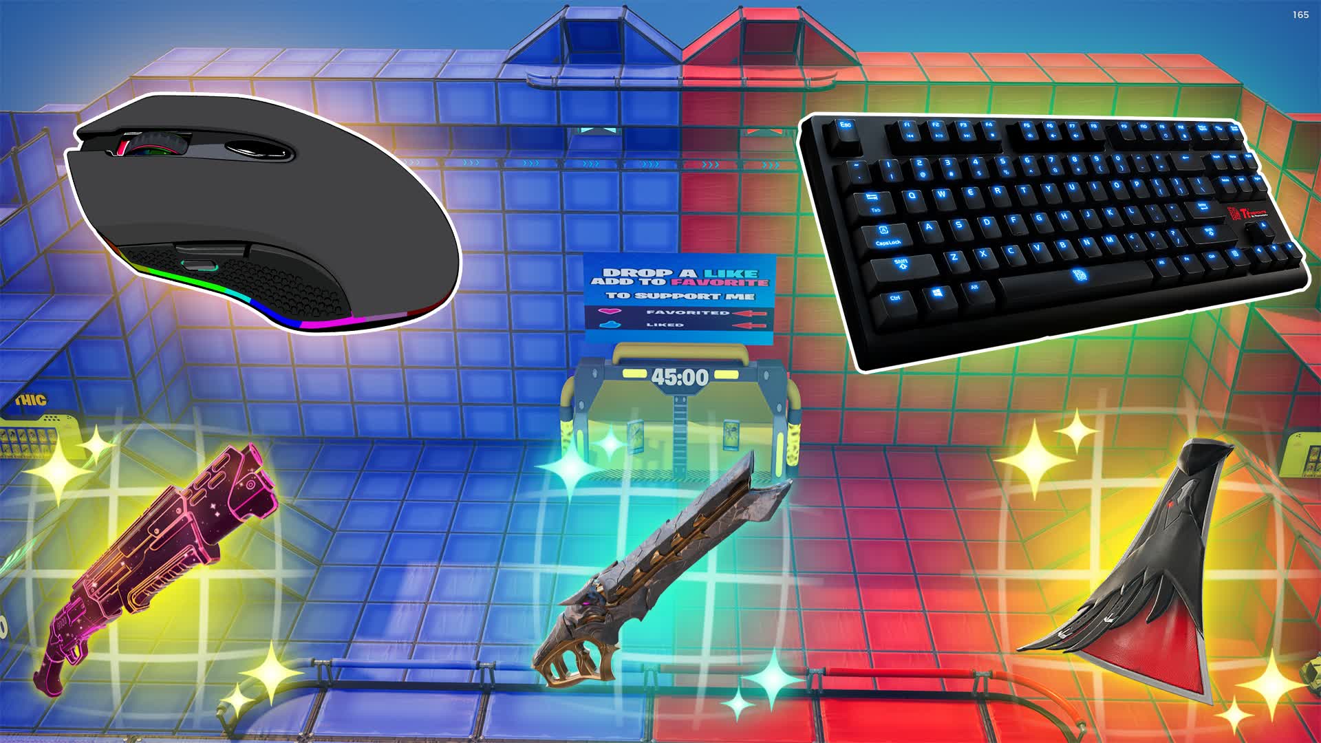 MOUSE VS KEYBOARD 🏆 RED VS BLUE 🔴🔵