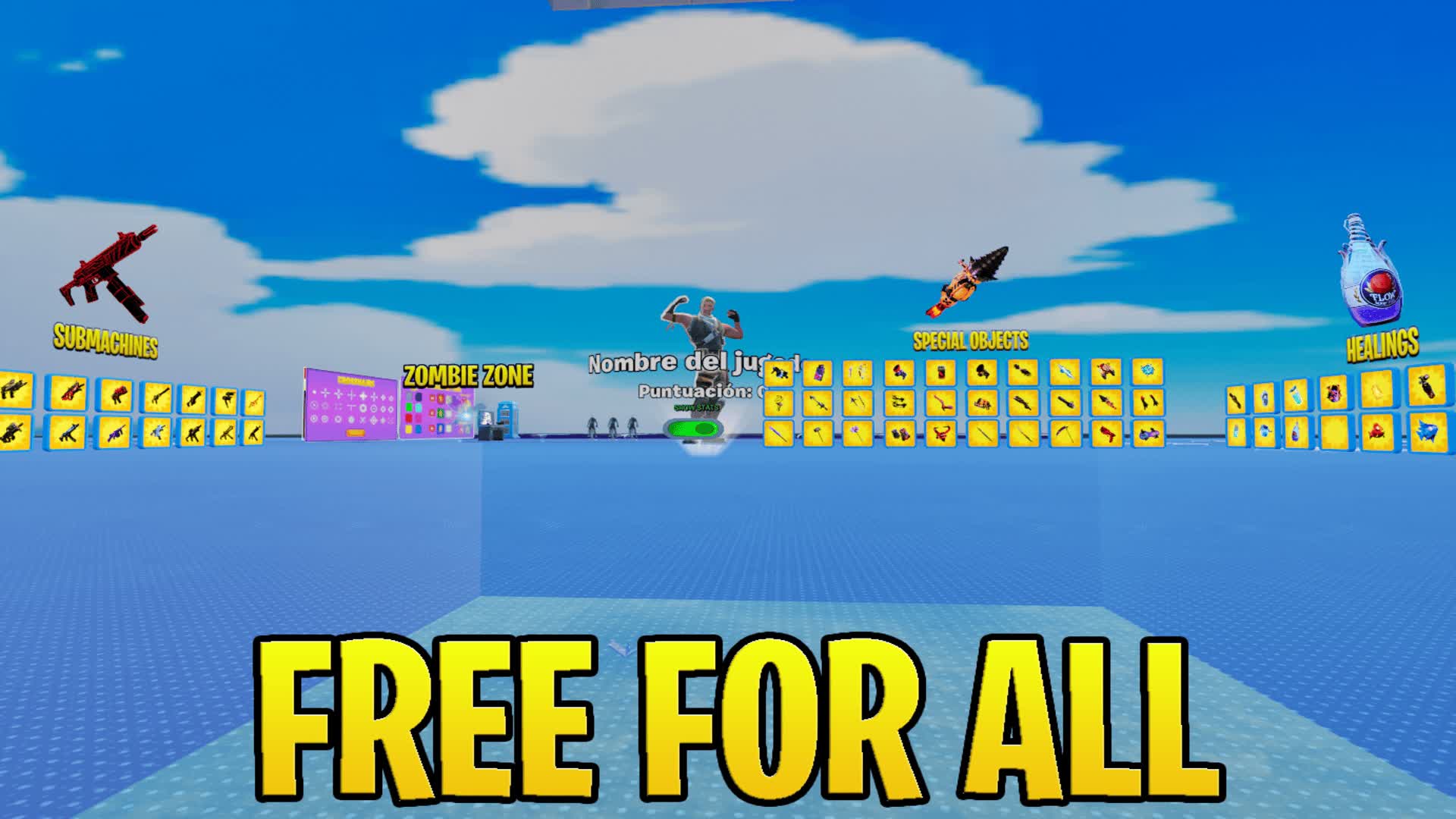 ​🔫SUPER 1v1 FREE FOR ALL🚗​🚁​