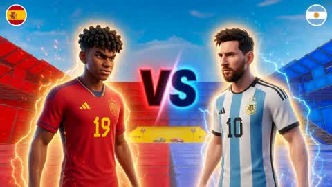 RED VS BLUE - SPAIN VS ARGENTINA