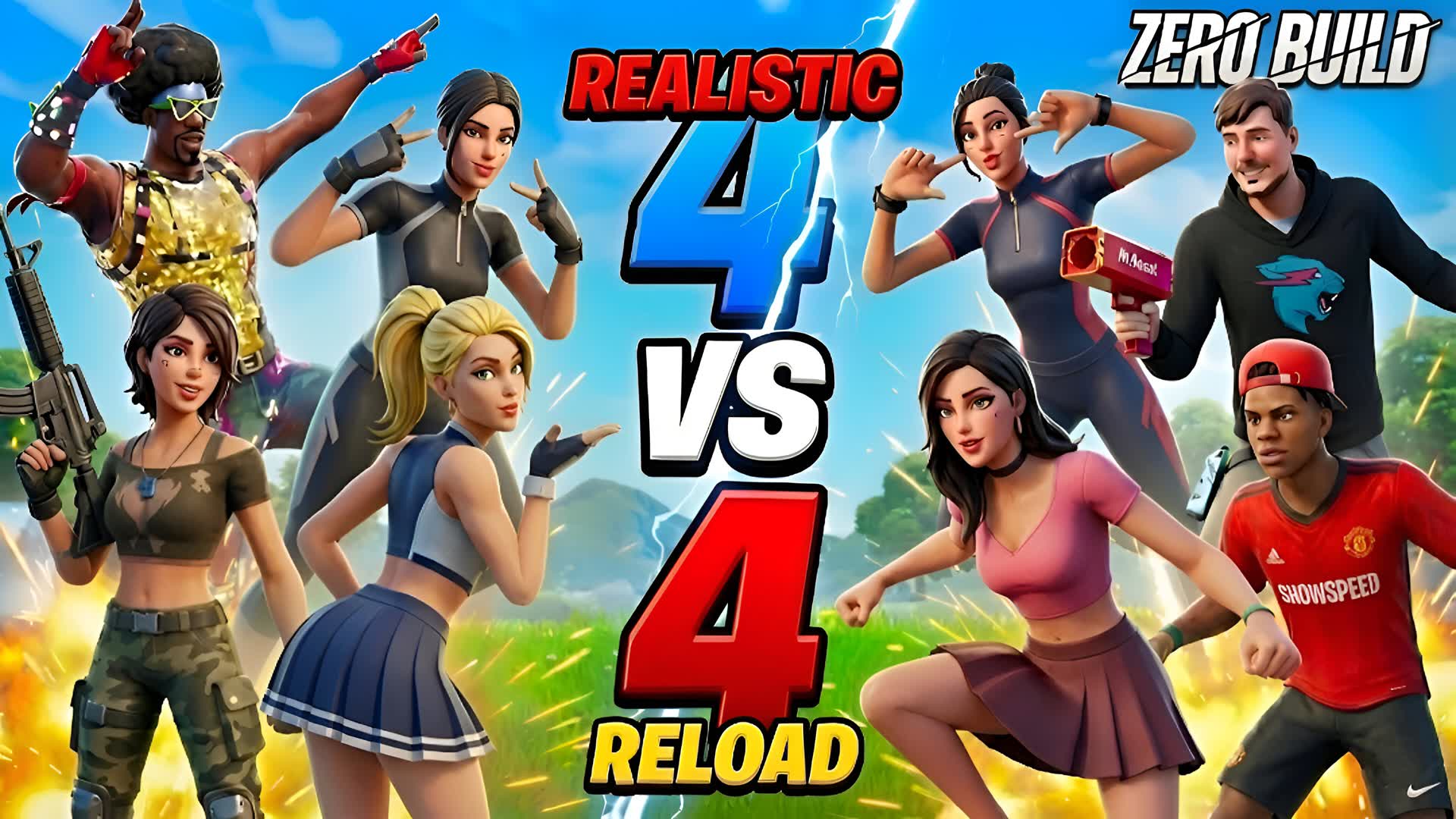 Realistic 4 VS 4 Reload 🎯​