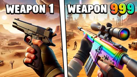 DESERT FIRST PERSON🔫GUN GAME🎯ONE SHOT