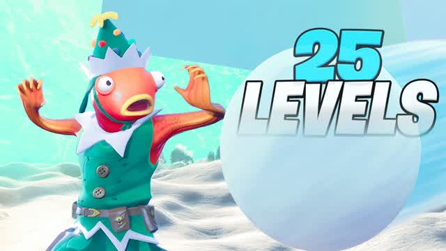 ULTIMATE WINTER DEATHRUN! 25 LEVELS ❄️